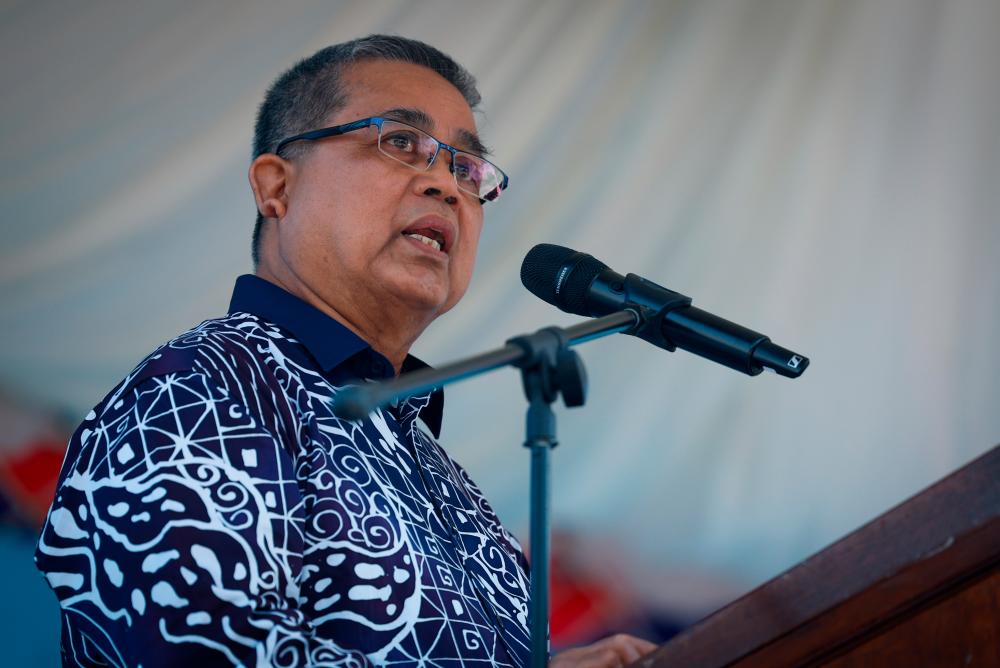 Menteri Perpaduan Negara, Datuk Aoron Ago Dagang - fotoBERNAMA