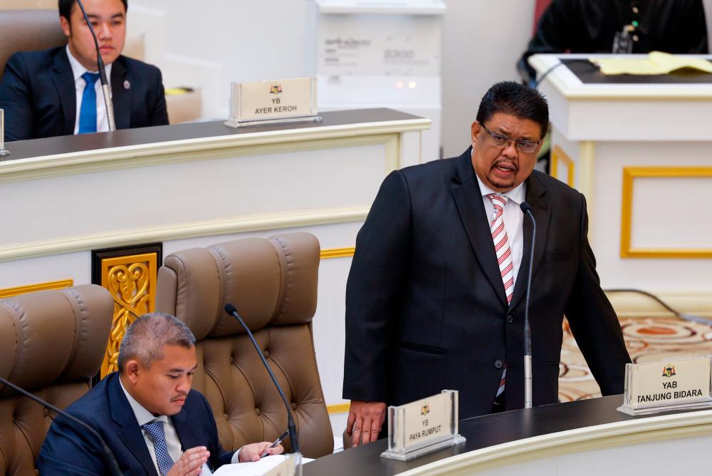 Ketua Menteri Melaka, Datuk Seri Ab Rauf Yusoh - fotoBERNAMA