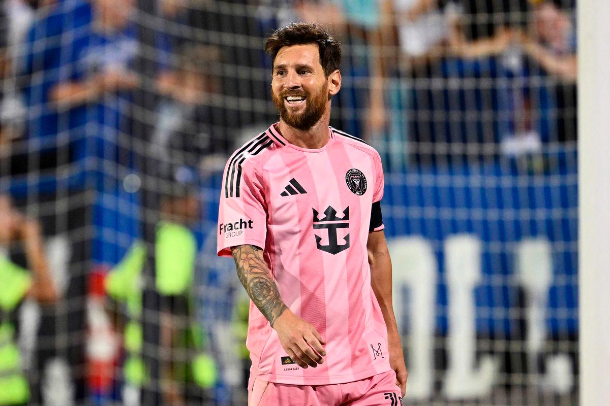 Lionel Messi #10 of Inter Miami CF reacts after a missed chance during the MLS match between CF Montreal and Inter Miami CF at Saputo Stadium on July 05, 2025 in Montreal, Quebec -AFP