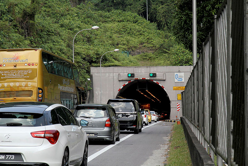 Filepix of the Menora Tunnel.