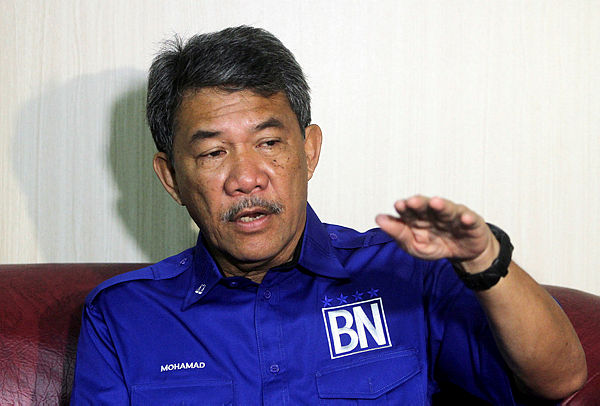 BN candidate for the Rantau by-election Datuk Seri Mohamad Hasan. — Bernama