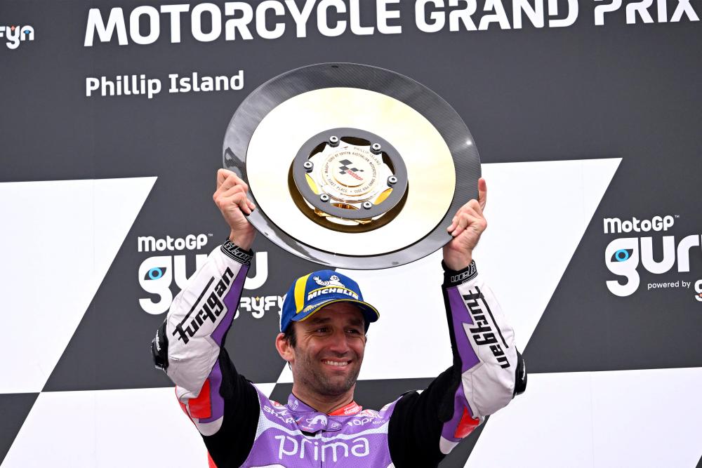 Australian MotoGP 2023: Johann Zarco wins, Jorge Martin qualifies