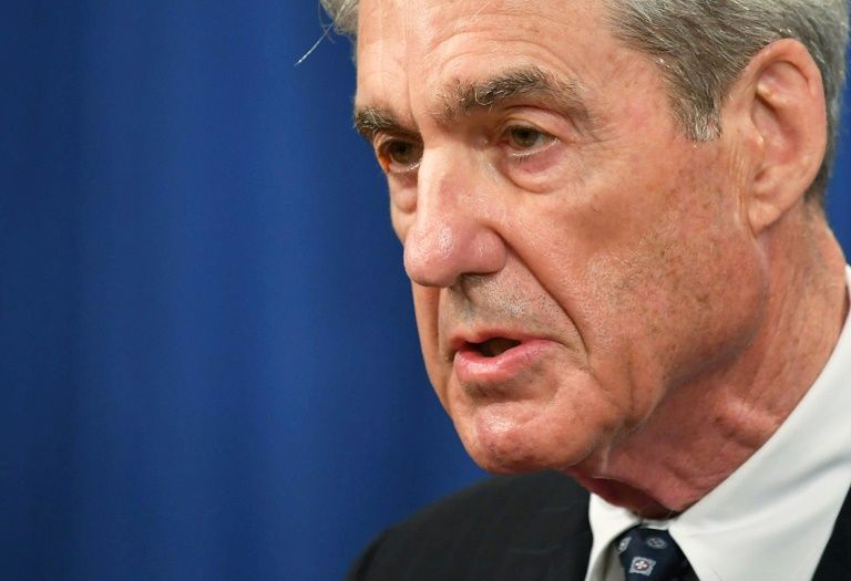 Special Counsel Robert Mueller speaks on the investigation into Russian interference in the 2016 presidential election at the US Justice Department in May 2019. — AFP