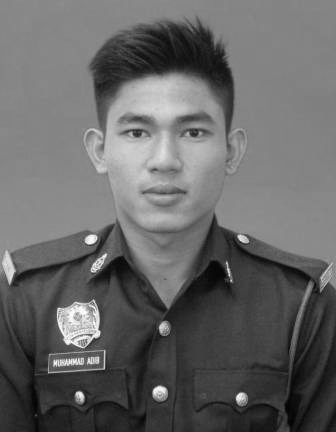 The late firefighter Muhammad Adib Mohd Kassim.