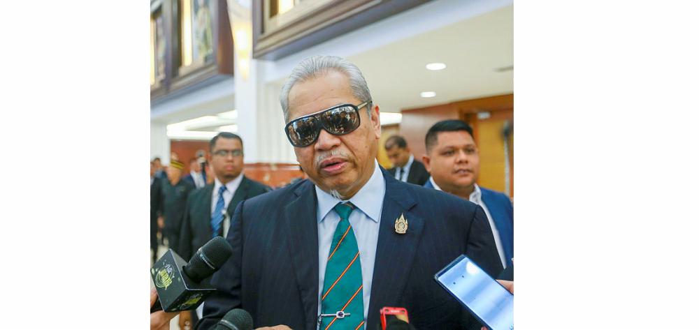 Filepix taken on July 3, shows Umno secretary-general Tan Sri Annuar Musa at the Parliament building. — BBXpress
