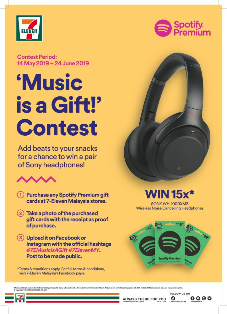 7-Eleven launches contest for Spotify fans
