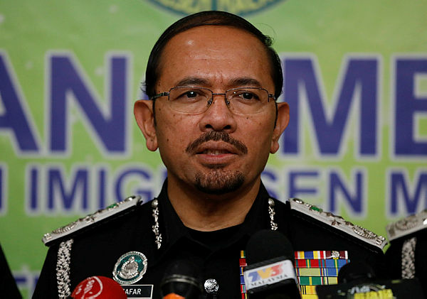 Immigration Department director-general Datuk Seri Mustafar Ali. — Bernama