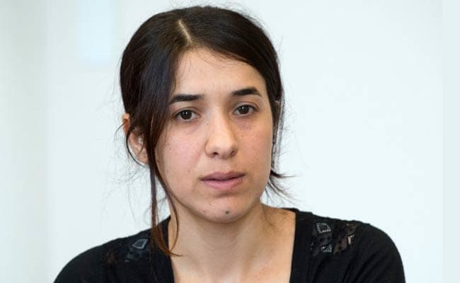 Yazidi campaigner Nadia Murad. — AFP