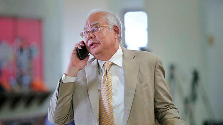 Former prime minister Datuk Seri Najib Abdul Razak.