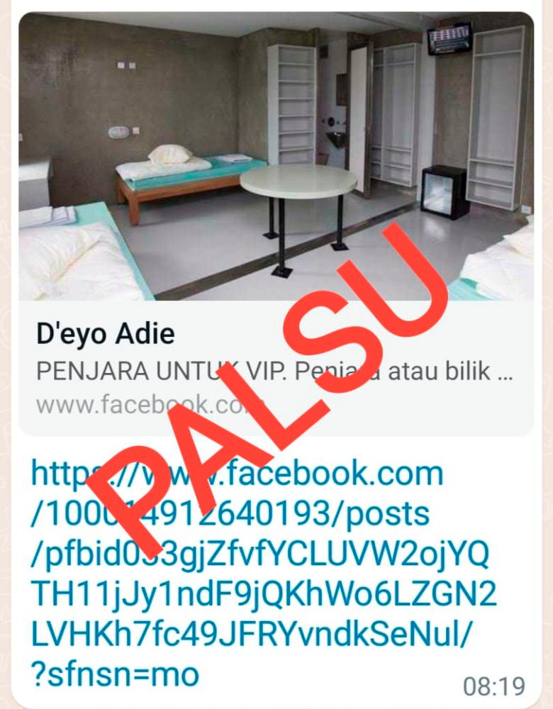 Jabatan Penjara Malaysia/FB PIX