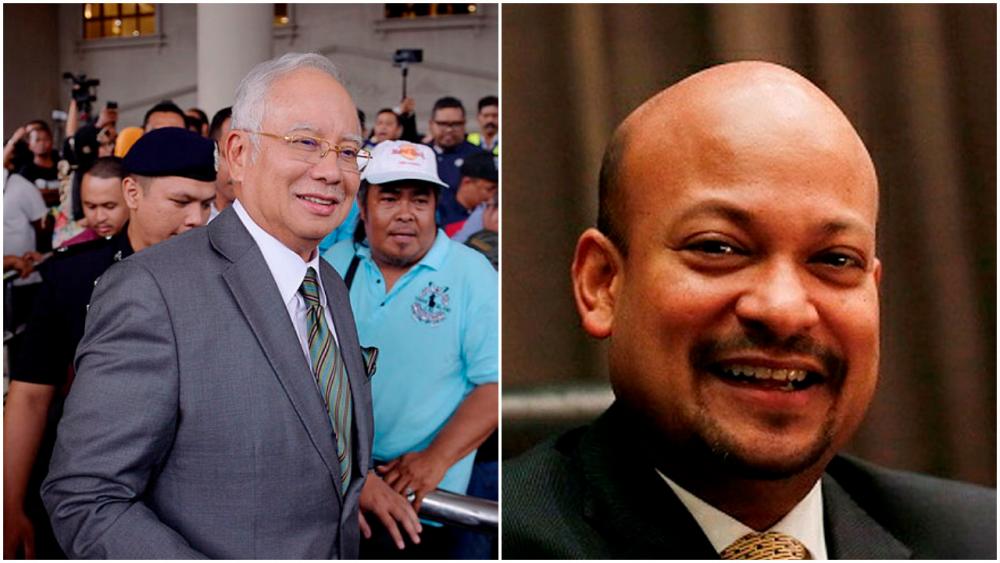 Najib (L) and Arul.