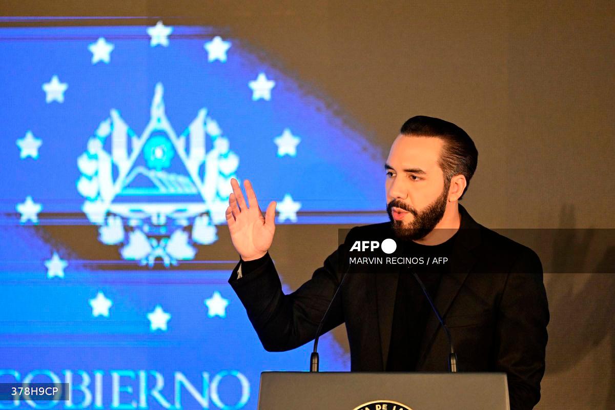 El Salvador's President Nayib Bukele. - Marvin RECINOS / AFP