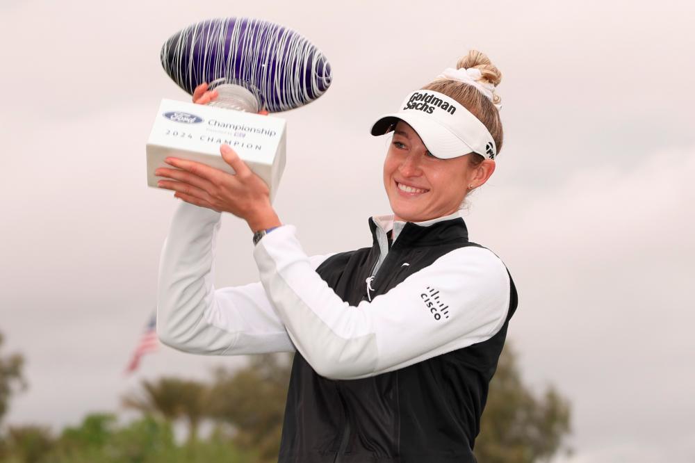 American Nelly Korda wins third straight LPGA title at Ford Championship presented by KCC. – LPGA Tour/Getty Images