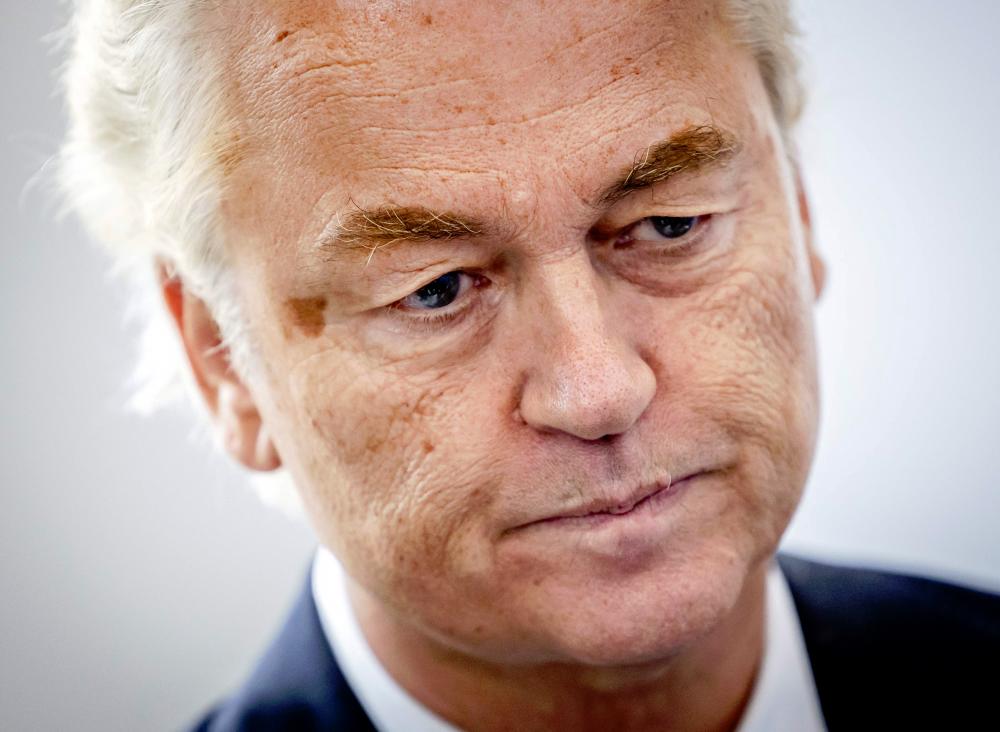 PVV leader Geert Wilders - AFPpix