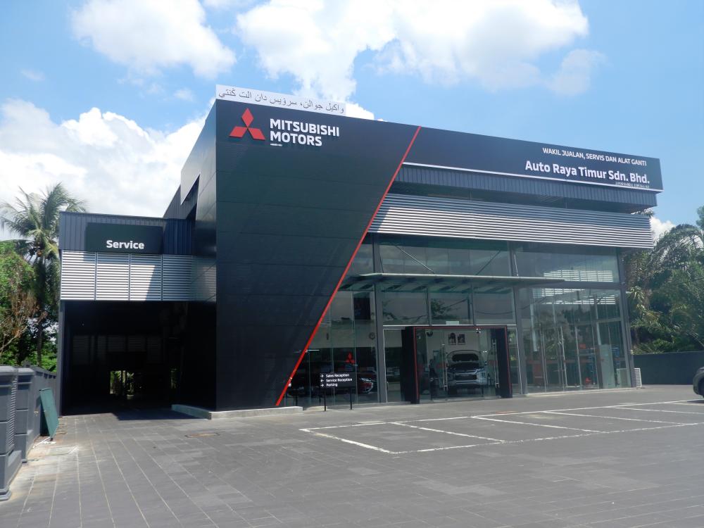 The new Mitsubishi 3S centre in Temerloh.