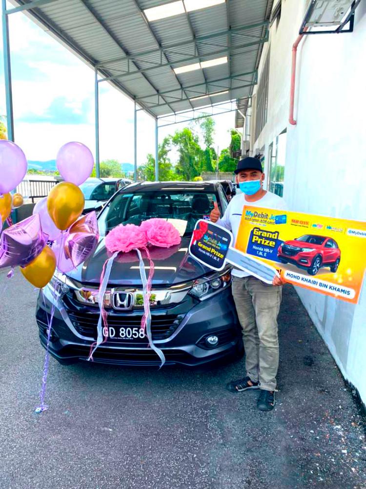 The MR. D.I.Y. x MyDebit Je Contest, Khairi walked away with a brand new Honda HR-V 1.8L E
