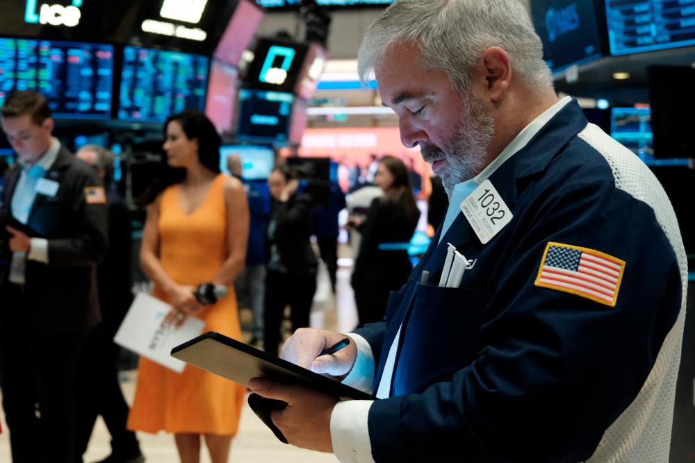 Traders working on the floor of the New York Stock Exchange on Thursday, June 1, 2023. – AFPpic