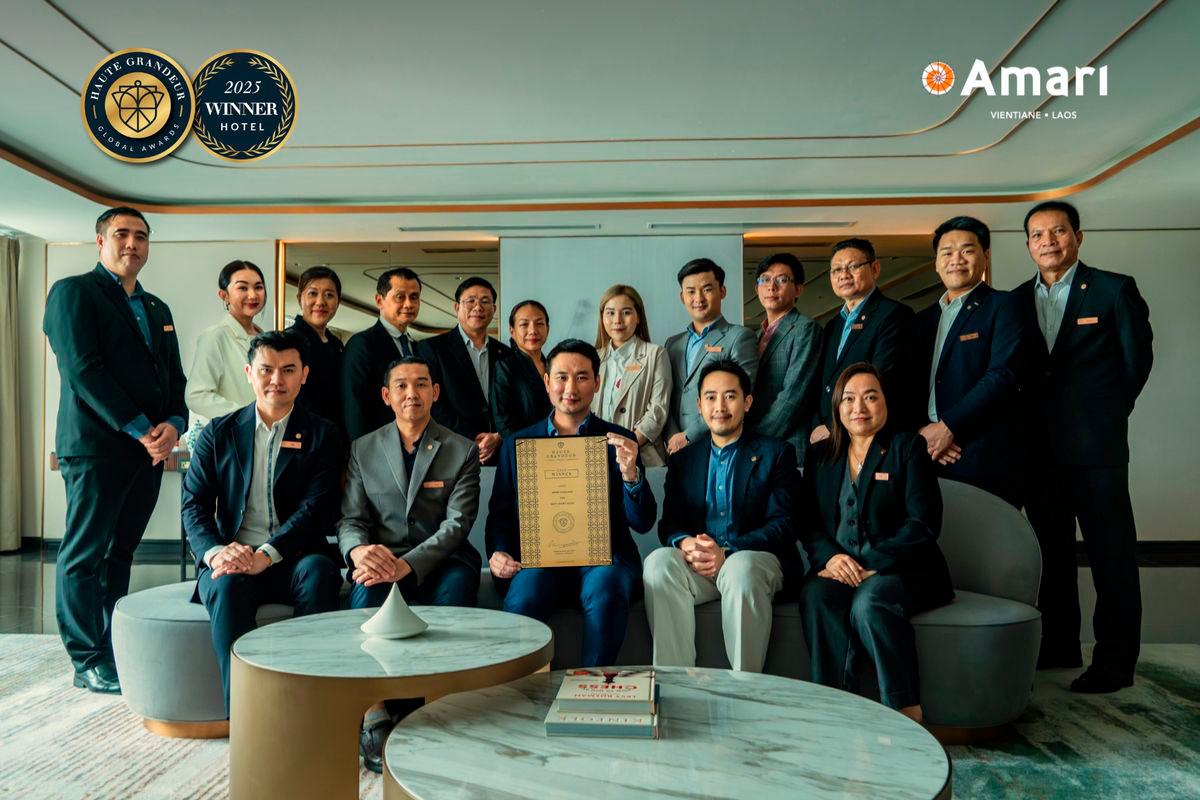 Amari Vientiane, Laos, Honoured with Four Prestigious Awards at the Haute Grandeur Global Awards 2025