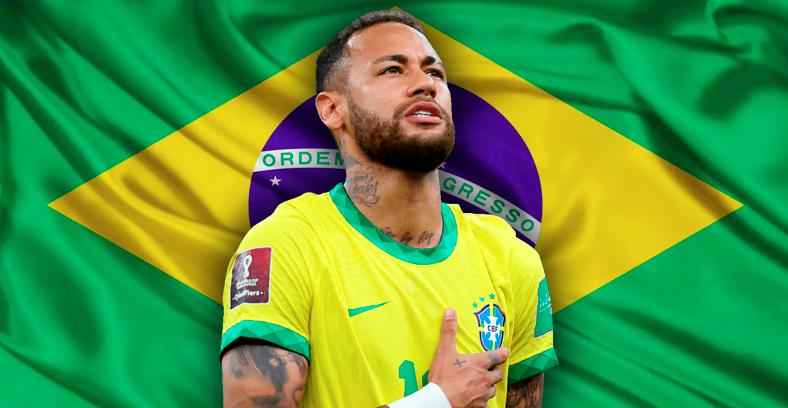 Brazilian forward Neymar.