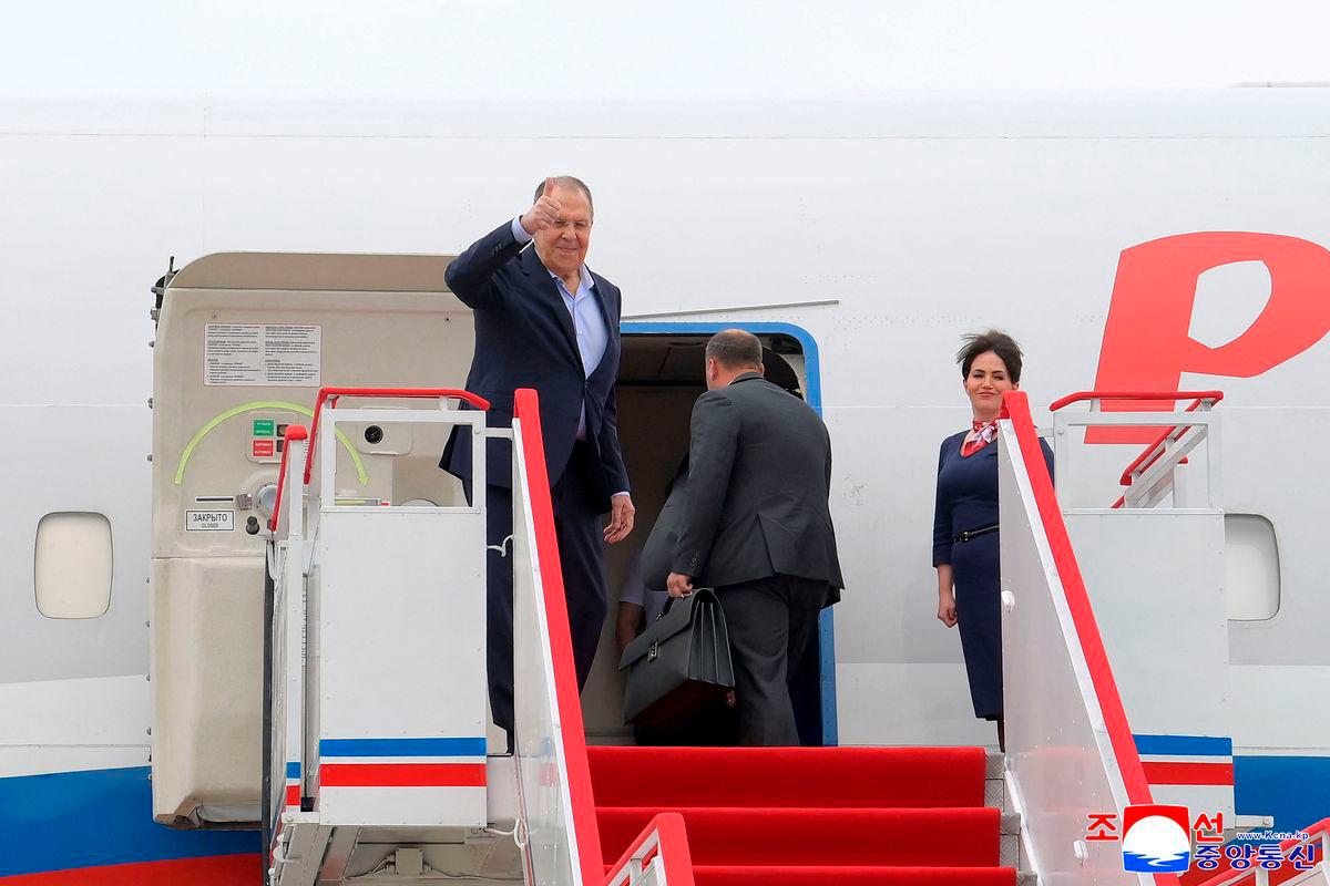 Russia’s Foreign Minister Sergei Lavrov - AFP PHOTO/KCNA VIA KNS
