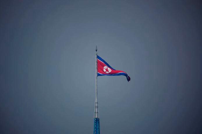 The launching ceremony comes as North Korea is set to mark the 75th anniversary of its founding day. AFPPIX
