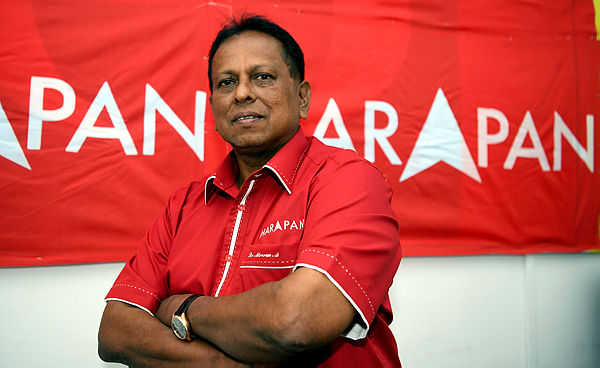 PH candidate for the Rantau by-election Dr S. Streram. — Bernama