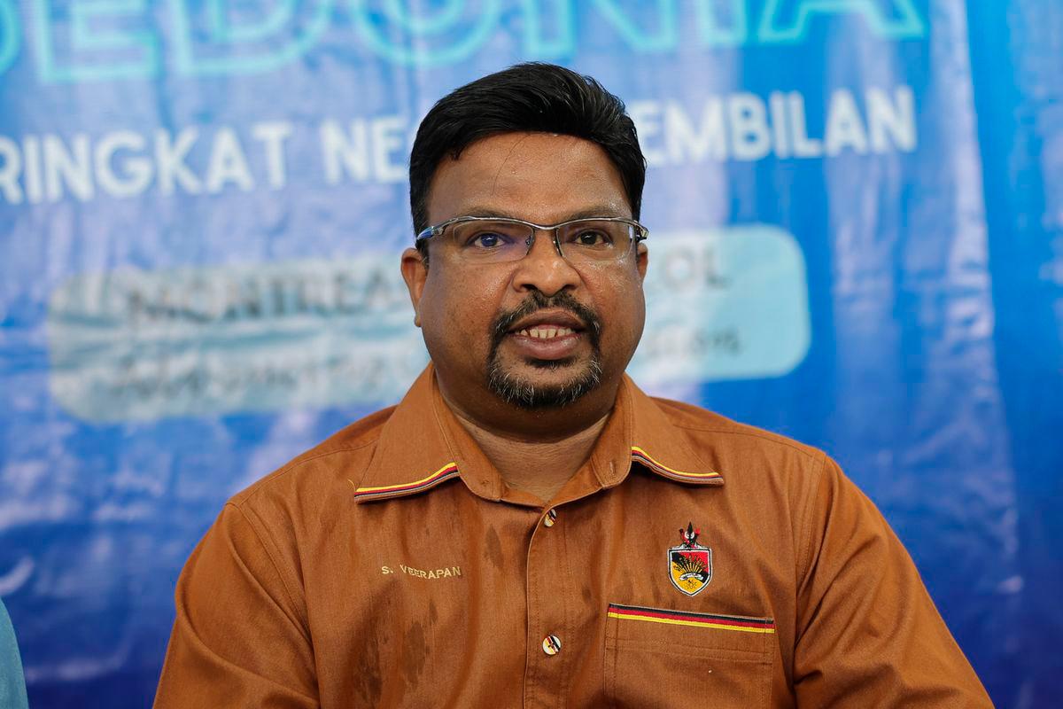 Pengerusi Jawatankuasa Bertindak Keusahawanan, Sumber Manusia, Perubahan Iklim Koperasi dan Kepenggunaan N. Sembilan S. Veerapan - fotoBERNAMA