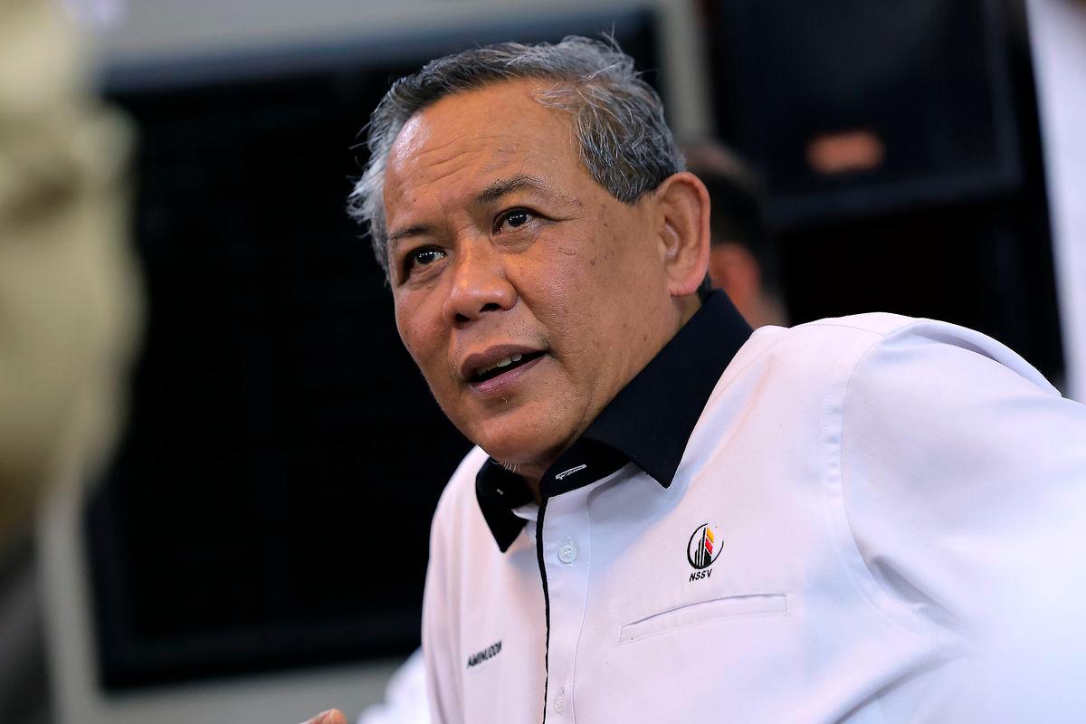 Menteri Besar Datuk Seri Aminuddin Harun - fotoBERNAMA