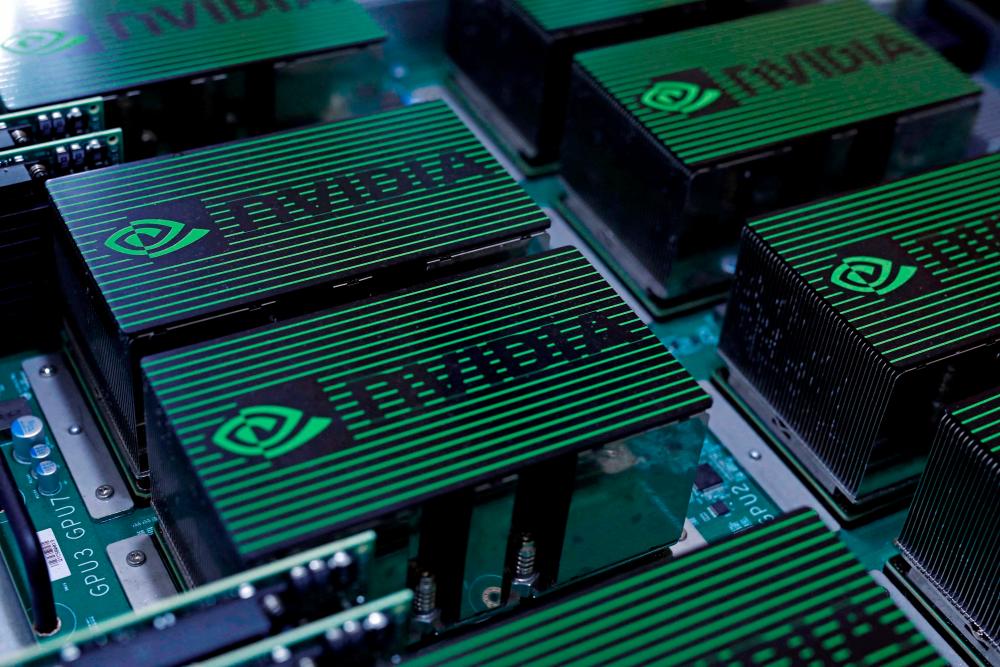 Nvidia graphics chips have been used for crypto currency mining and sales have taken a hit as the crypto market has crumbled.– Reuterspix