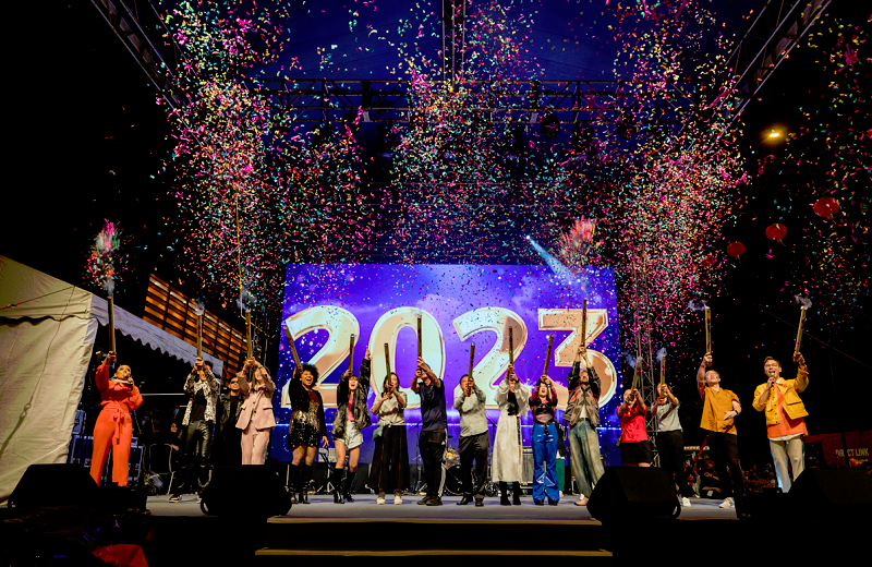 Sunway Velocity Mall ushering the new year 2023 at the Countdown Party.