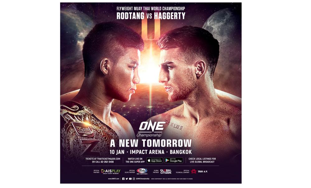 Rodtang Jitmuangnon to defend One Flyweight Muay Thai World title against Jonathan Haggerty in rematch