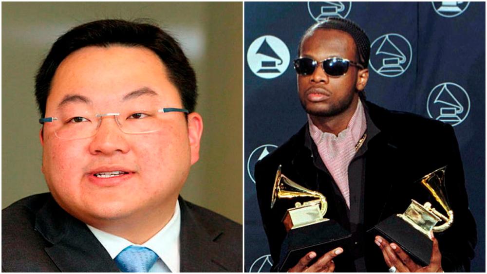 Jho Low (L) and Michel (R).