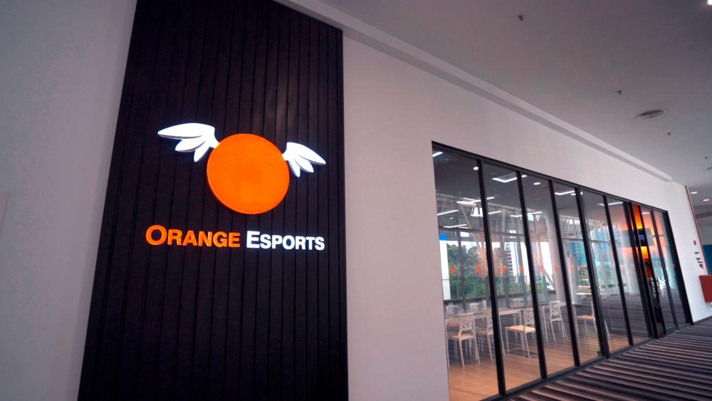 $!The Orange Esports studio.