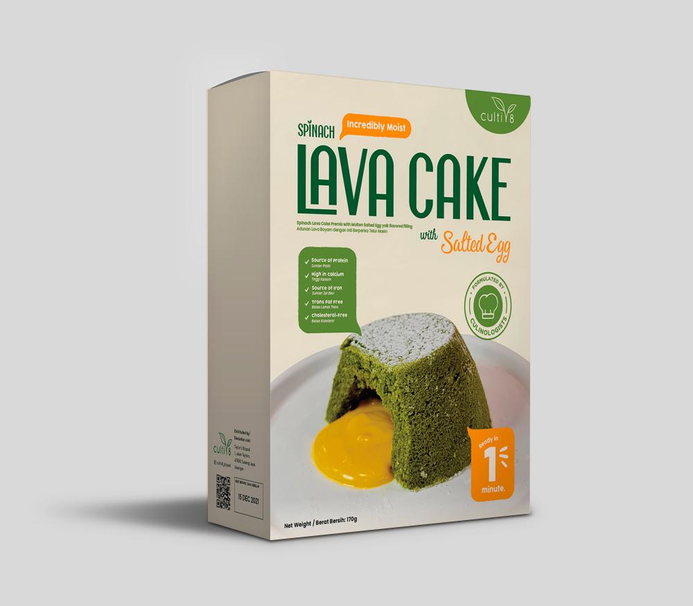 $!One of Cultiv8’s unique products in a spinach lava cake with salted egg