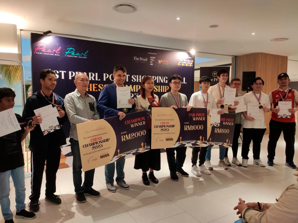Open Fide Rapid Rated winners. – PEARL POINT SHOPPING MALL