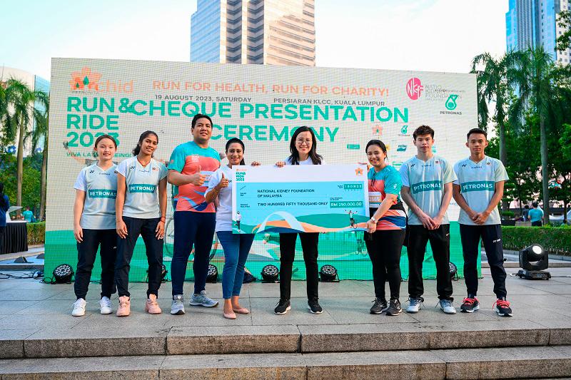 Funds raised from the Orchid Run &amp; Ride 2023 will be channeled to fund the National Kidney Foundation (NKF)’s operations and purchase of dialysis-related equipment.