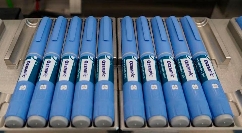 Pens for the diabetes drug Ozempic sit on a production line to be packaged at Danish drugmaker Novo Nordisk’s site in Hillerod, Denmark, September 26, 2023. REUTERSPIX