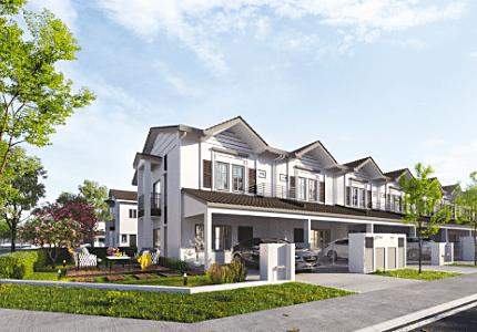Two-storey terrace homes at M Senyum @ Salak Tinggi, one of Mah Sing’s M Series of properties. – Mah Sing website pic