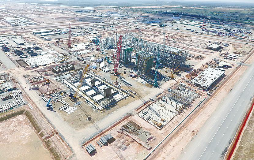 Aerial view of the Pengerang Co-generation Plant, which is one of the six associated facilities to be developed within Petronas’ PIC. – PIC.PETRONAS WEBSITE