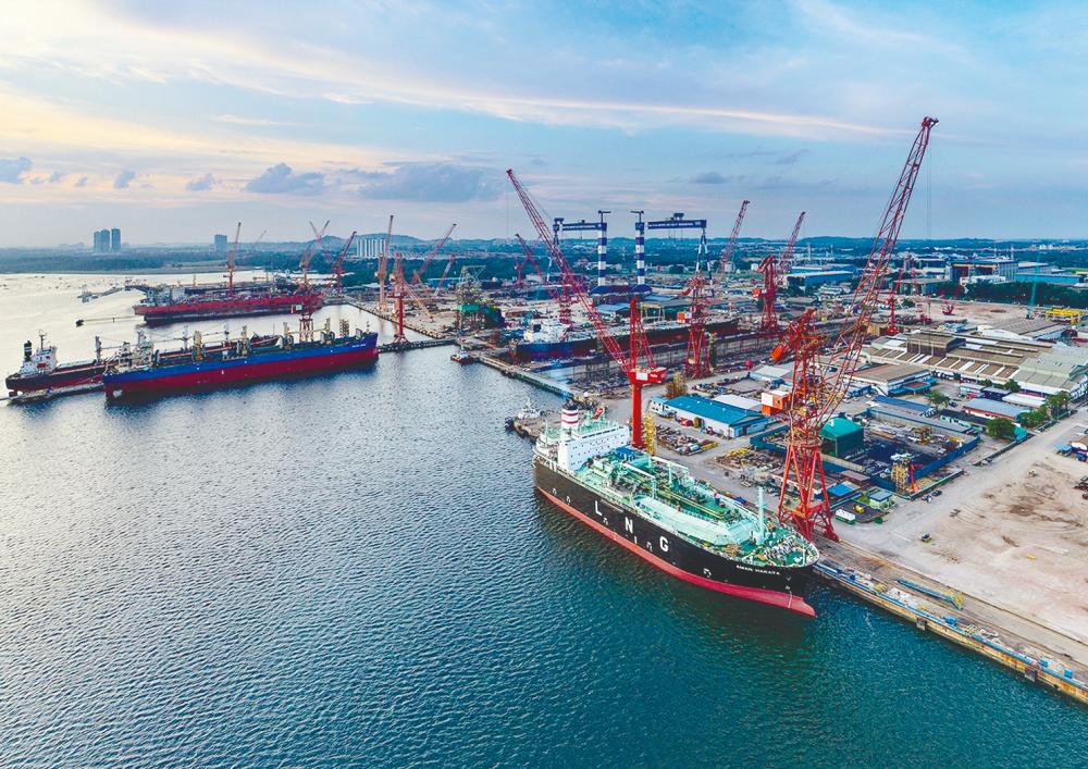 View of one of MHB’s yards.