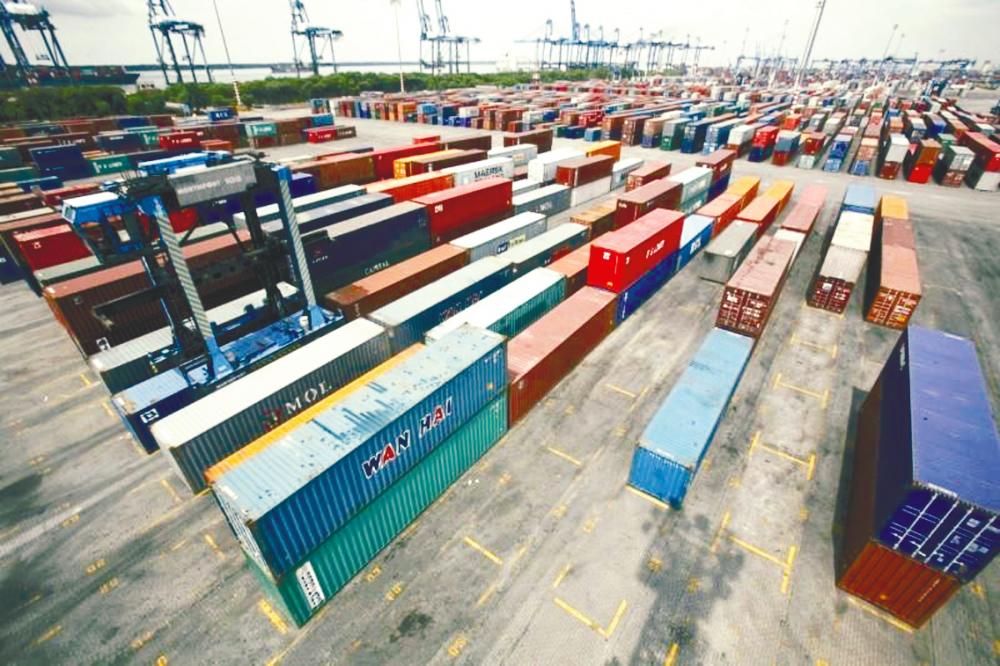 A general view of a container yard at North Port in Port Klang. – REUTERSPIX