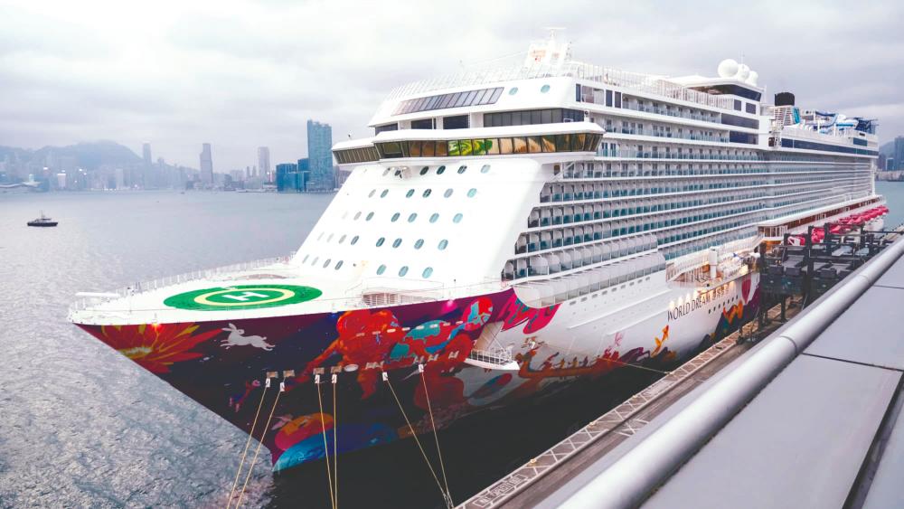 Genting Cruise Lines’ World Dream will start pilot ‘safe cruises’ on Nov 6. – REUTERSPIX