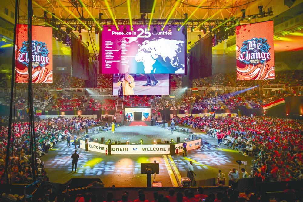 The atmosphere at the main arena, bringing together entrepreneurs from 30 countries to Penang recently.