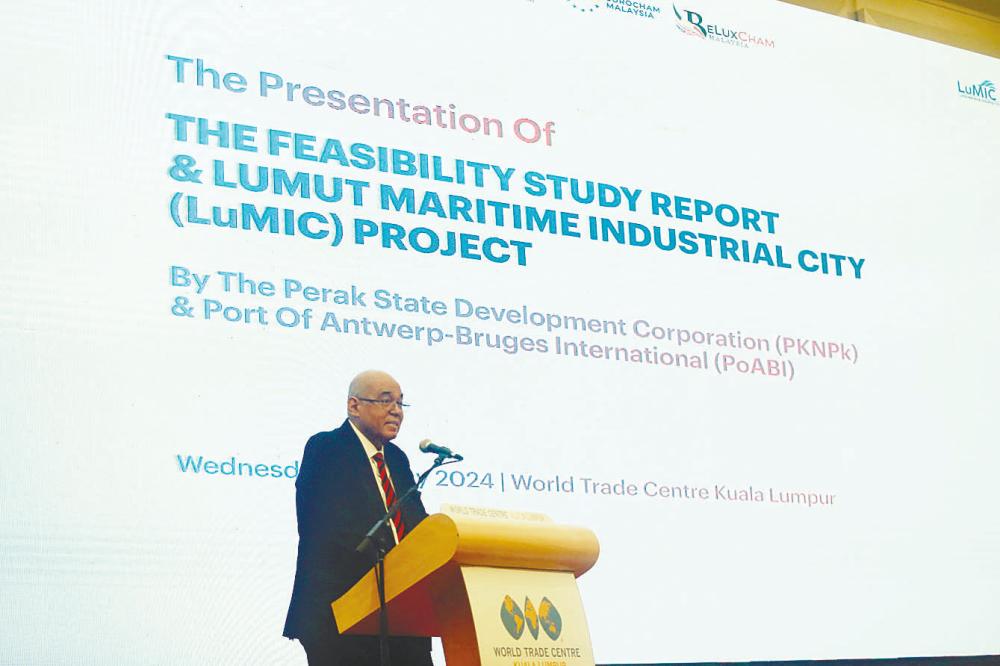 Redza emphasised the partnership with Port of Antwerp-Bruges International in shaping Lumut’s maritime industry.