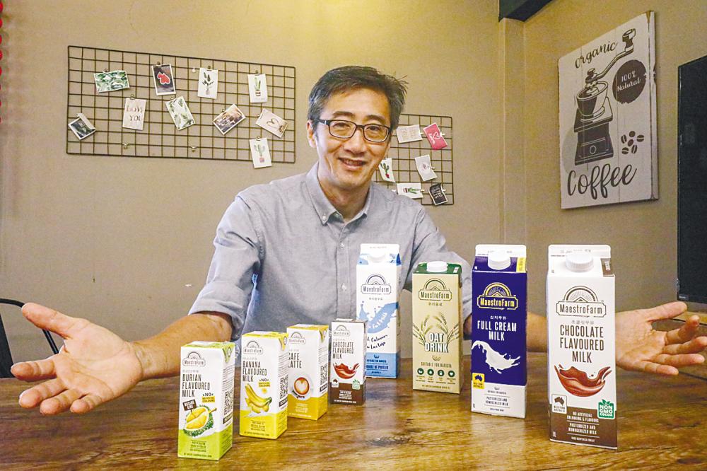 Chuah says fresh milk is the best-selling product in the market, but its production comes with many challenges. – AMIRUL SYAFIQ/THE SUN