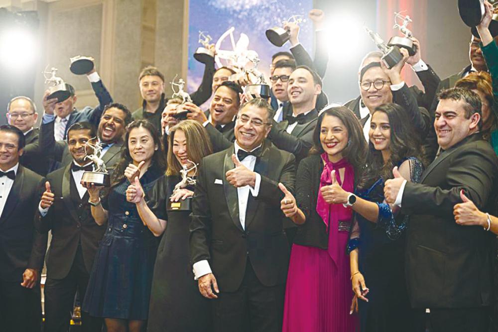 Winners celebrating their success at the 2022 edition of ACES.