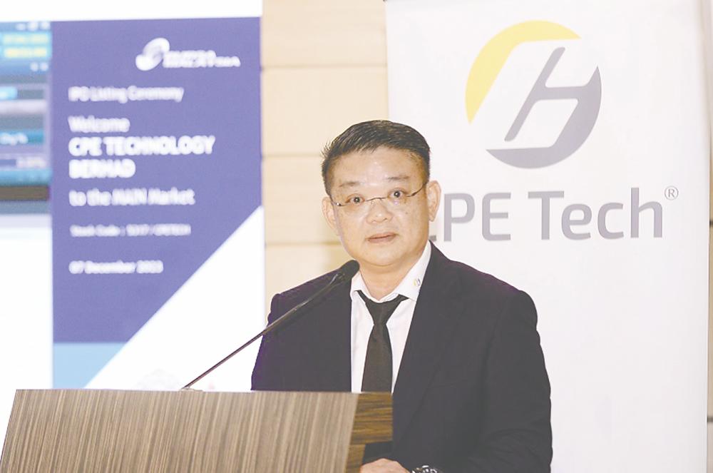 Lee says the semiconductor segment accounts for 66% of CPE Technology’s revenue and remains a key focus.