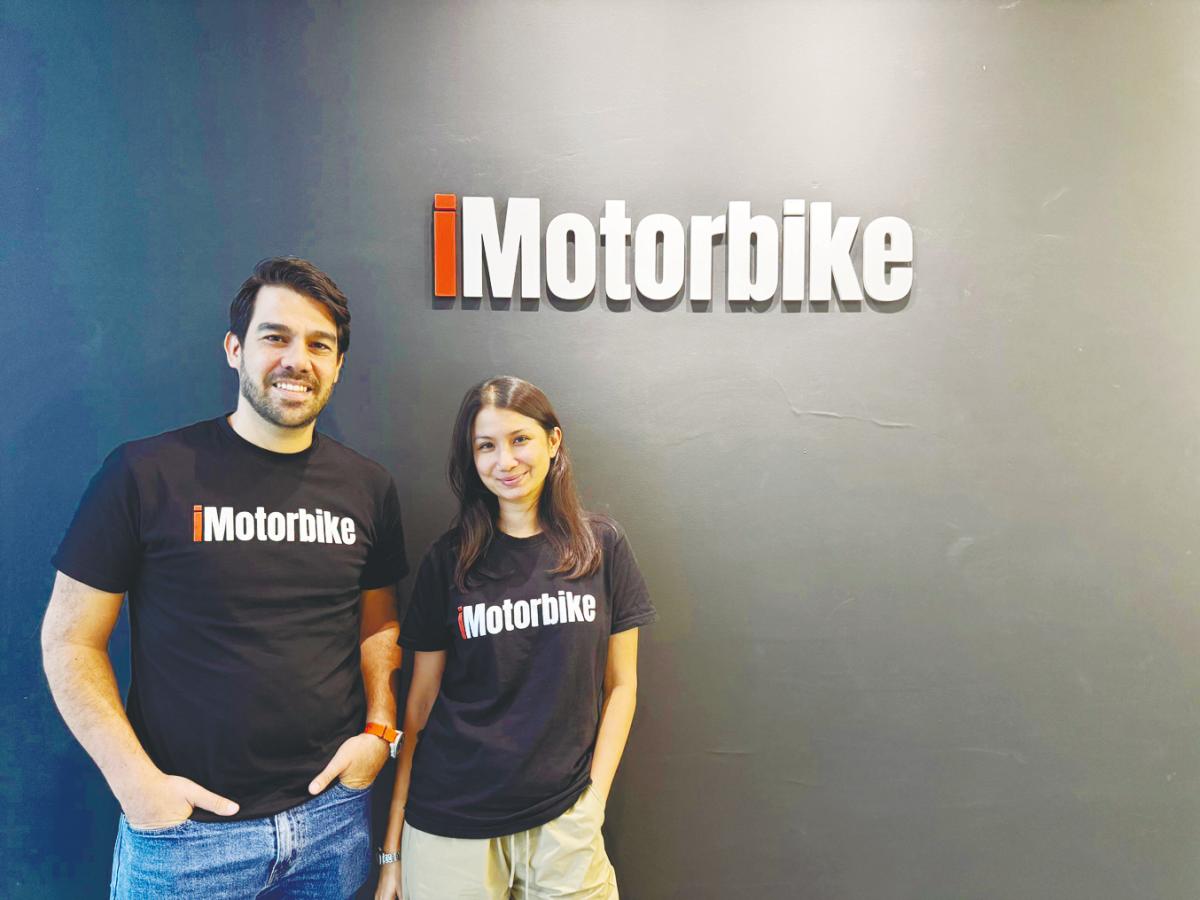 Carmo (left) and Sharmeen Looi, chief marketing officer and co-founder of iMotorbike.