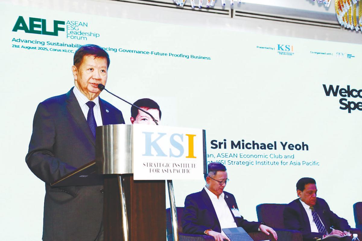 Yeoh said in his keynote address that global warming is no longer just a theory but is real and impacting the world.