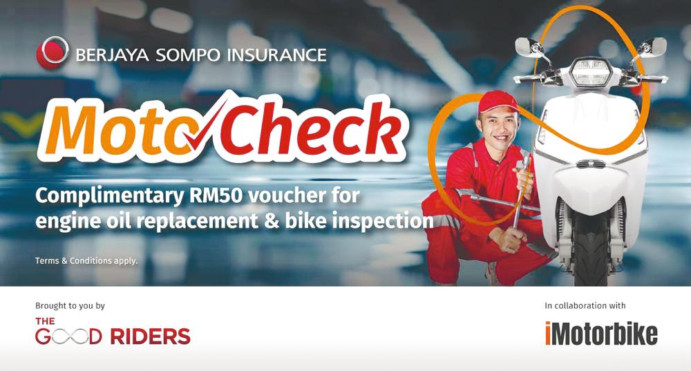 Berjaya Sompo launches ‘The Good Riders: MotoCheck’ drive in tie-up with iMotorbike